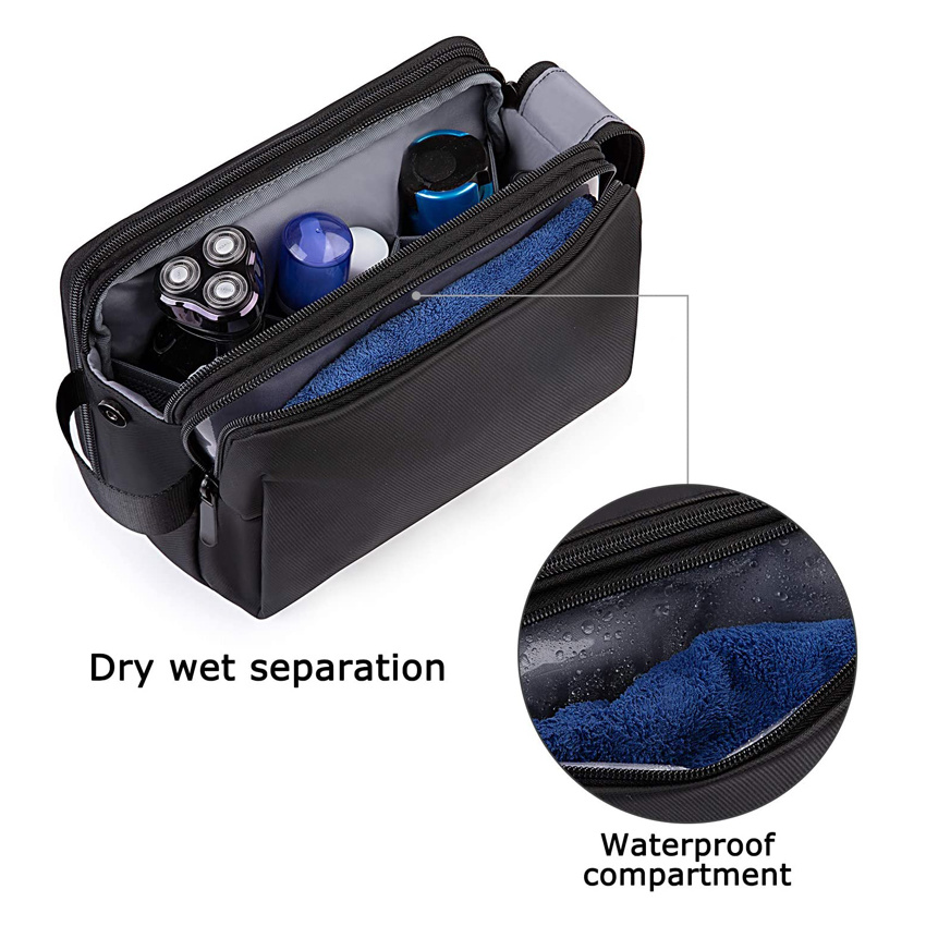 Toiletry Bag for Men Travel Toiletry Organizer Kit Water-Resistant Shaving Bag