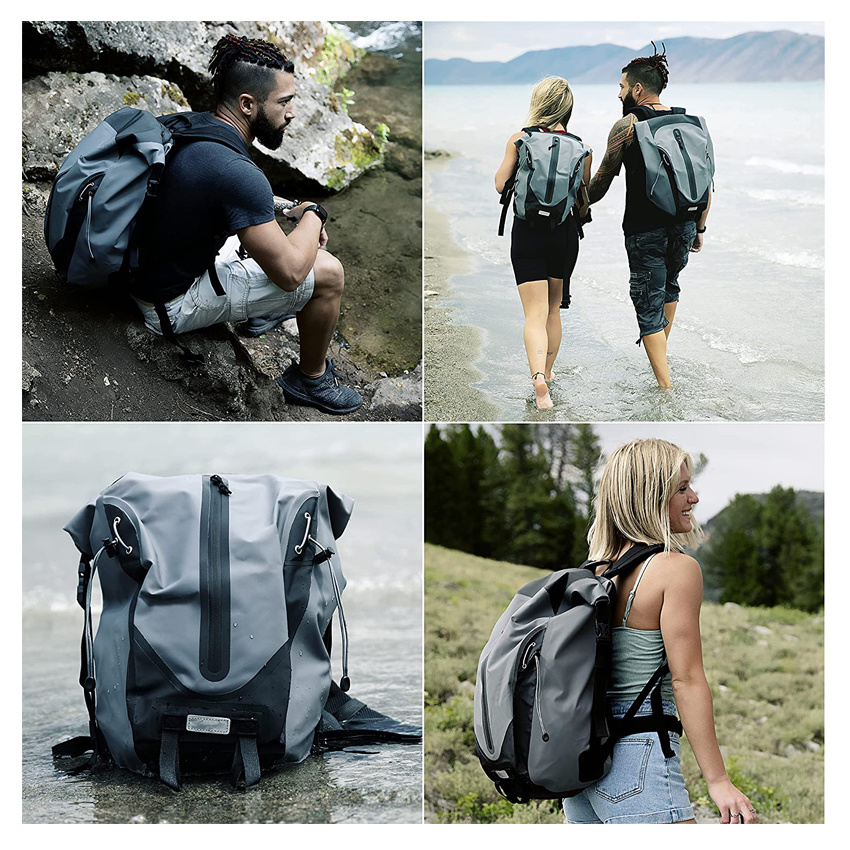Premium Waterproof Roll Top Gear Dry Bag Kayaking Boating Camping Hiking Fishing Backpack