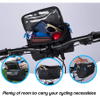 Bike Handlebar Bag Waterproof Touchscreen Phone Holder, 4-Layer Protection Handlebar Bags for Bicycles Pouch for Handlebars, MTB, Road, Mountain Cycling Bag