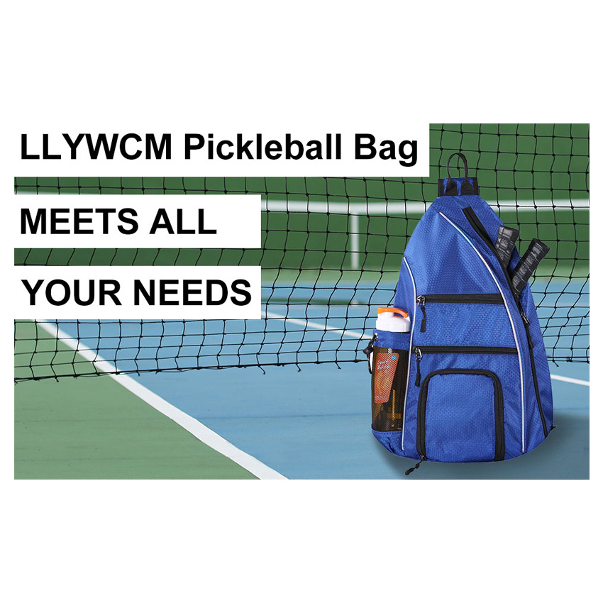 Reversible Crossbody Sling Backpack Tennis Racket Bag and Travel Sports Bag