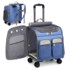 Comfort Rolling Wheels Pet Bag Carrier Ventilation Dog Supplies Storage Backpack