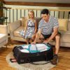 with Wheels 110L Travel Wheeled Duffel Luggage with Rollers 33 Inch Rolling Duffle Bag