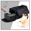 Collapsible Portable Cat Litter Box Black for Travel Light Weight Foldable Pet Carrier