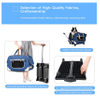 Pet Rolling Carrier with Detachable Wheels Travel Roller Bag for Small & Medium Dogs/Cat