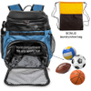Basketball Backpack with Ball Compartment Sports Equipment Bag for Soccer Ball School Team – 2 Bottle Pockets Includes Laundry or Shoe Sport Bag