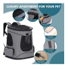 Comfort Dogs Cats Carrier Backpack Durable Pet Bag for Walk Hiking and Cycling
