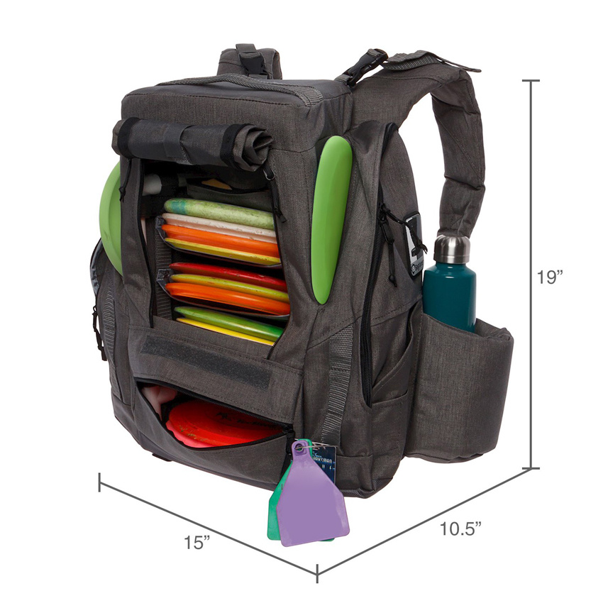 Popular Disc Golf Backpack Durable Sports Carry Bag Athlete Competition Frisbee Bag