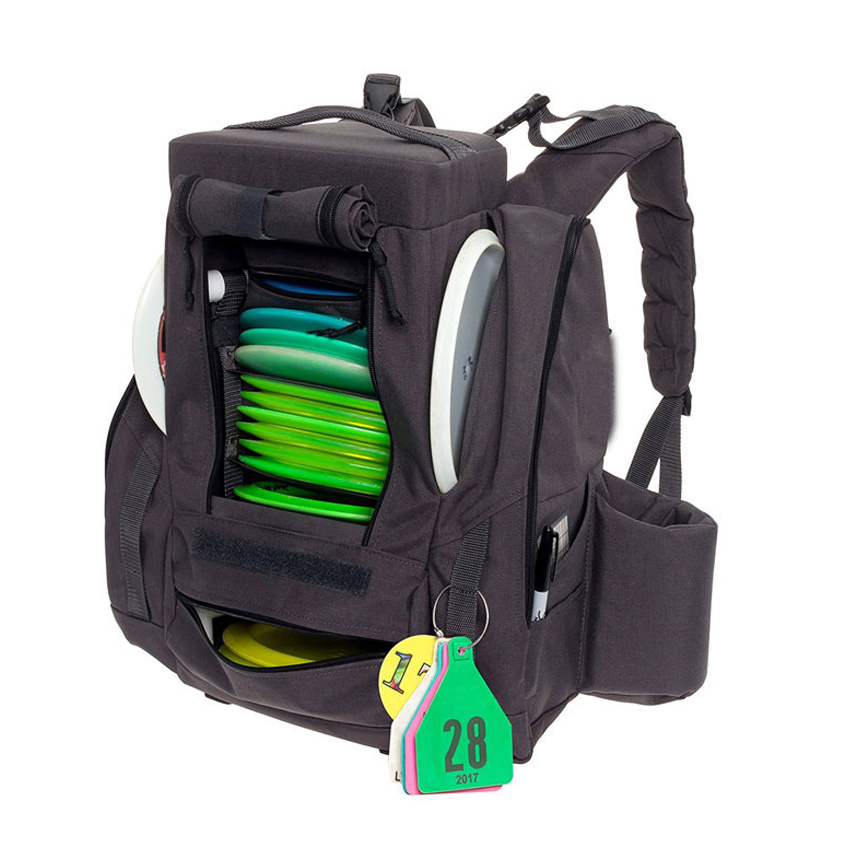 Popular Disc Golf Backpack Durable Sports Carry Bag Athlete Competition Frisbee Bag