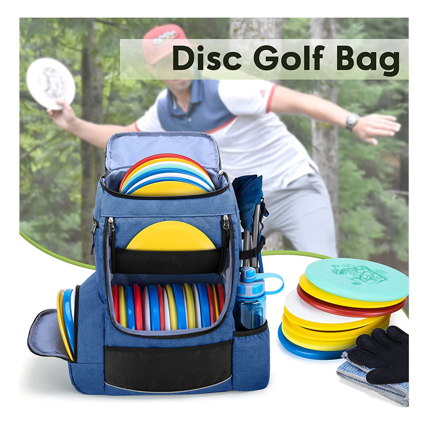 Multi-Function Disc Golf Bag Professional Frisbee Bag Tear Resistance Pet Toy Bag