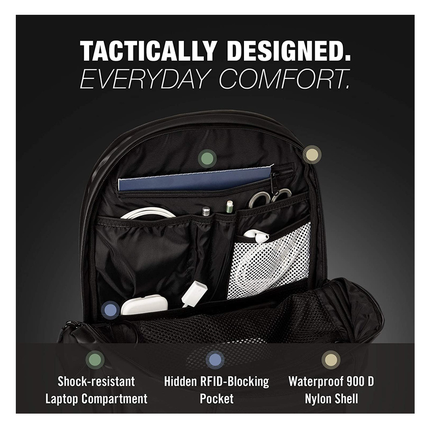 Commuter Backpack Ripstop Lightweight and Durable Backpack Travel Laptop Bag