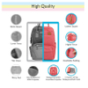 Travel Baby Diaper Backpack Bags with Changing Station Premium Waterproof Baby Bag