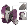 Multifunctional Business Trolley Luggage Backpack Water Resistant Rolling Bag