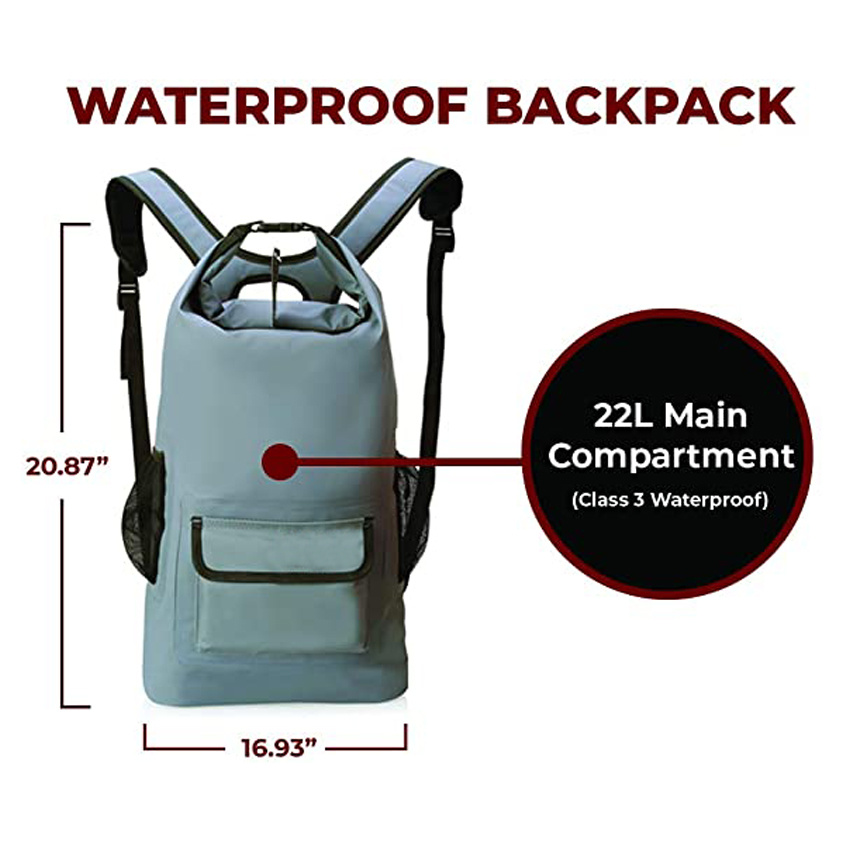 Floating Dry Backpack Marine Dry Bag Water Sports Bags for Kayaking Fishing