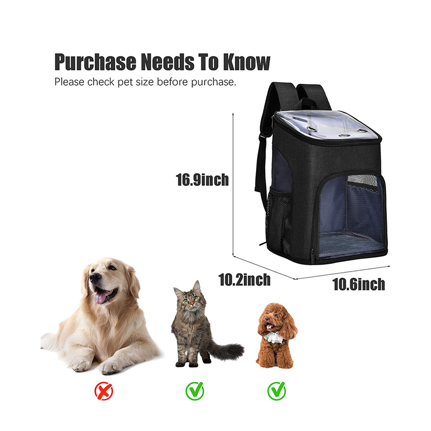 Hiking Camping Pet Bag Small Pet Backpack Pet Accessories Bag Pet Cage