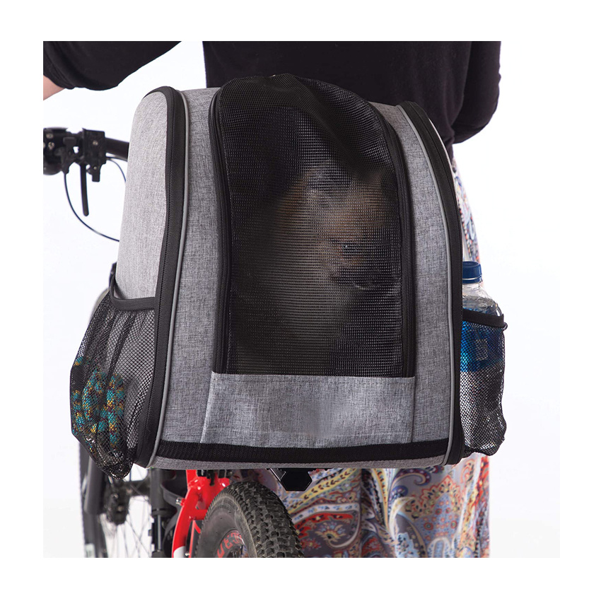 Pet Products Travel Bike Backpack for Pets Portable Pet Bicycle Bag Dog Cage