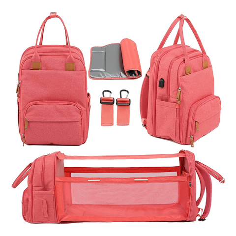 Travel Baby Diaper Backpack Bags with Changing Station Premium Waterproof Baby Bag