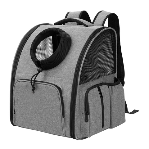 Pet Bag Dog Carrier Front Pack Breathable Head-out Bag for Travel Hiking Camping Use