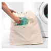 Oversized Laundry Canvas Backpack Waterproof Washing Laundry Bag for Bedroom Bathroom
