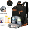 Large Capacity Backpack for Mom Travel Baby Bags for Boys Girls with Insulated Pocket Stroller Straps Baby Diaper Bag