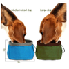 Collapsible Dog Food Tote Bag Portable Travel Dog Bowl Kit for Food