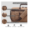 Men Duffle Bag Super Durable Wear Resistant Canvas Luggage Bags Retro Traveling Tote Bag