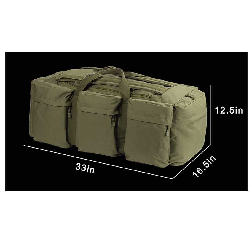 Large Duffle Bag Deployment Bag Load out Bag Sports Equipment Travel Luggage Backpack