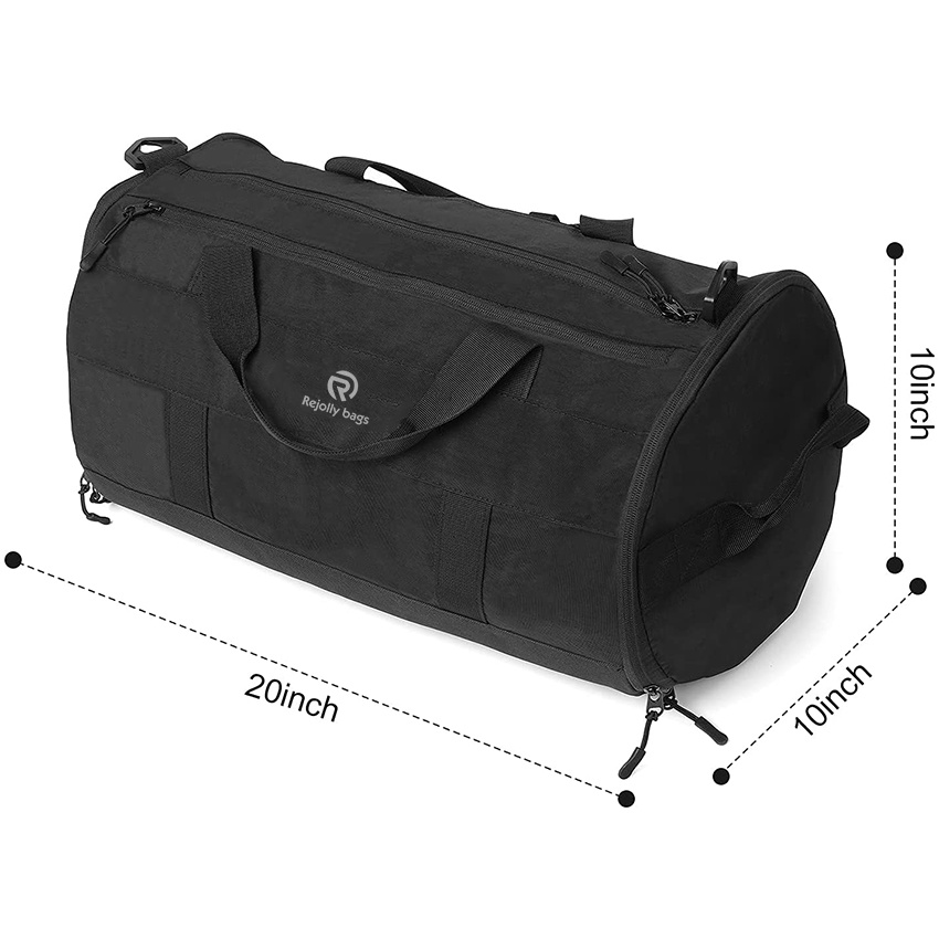 Basketball Sport Bags with Shoes Compartment &Wet Pocket Travel Duffel Bag E-Friendly&Lightweight Sport Bag