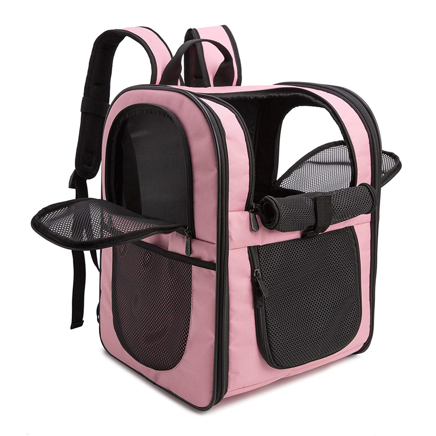 China Wholesale Pet Product Dog Cage Cat Carrier Bag Pet Backpack