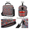 Double Layer Cooler Insulated Lunch Bag Food Tote Bag Foldable Bottle Bag