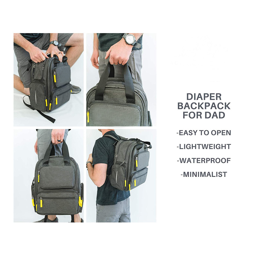 Diaper Bag Backpack Light and Large Bookbag Woman Bag Fashion Baby Bag