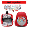 Outdoor Emergency Rescue Backpack Household Medical Bag First Aid Supplies Backpack