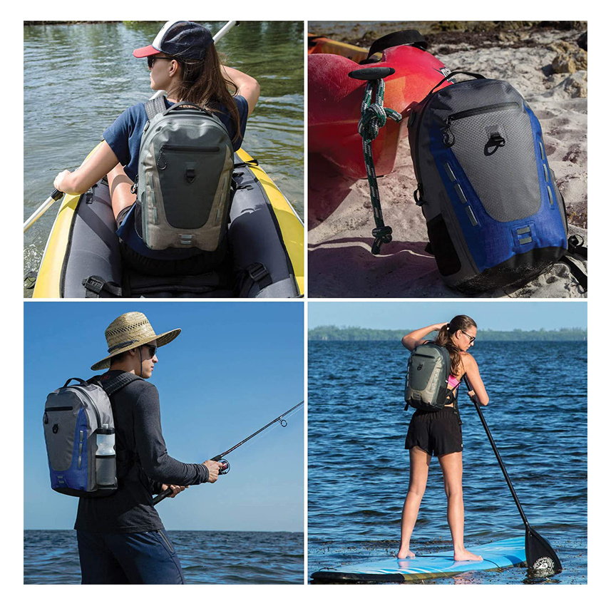 Waterproof Backpack Submersible Floating TPU Coated Durable Nylon Outdoor Sports Dry Bag