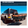 Hitch Mount Cargo Carrier Bag Soft Shell Heavy Duty Car Roof Bag for Truck Pickup All Vehicle