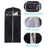Gusseted Travel Garment Bag with Accessories Zipper Pocket Breathable Suit Garment Cover