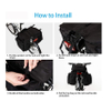 Large Capacity Bike Panniers Bike Rack Pannier Bag Bicycle Bag Carrier Trunk Bag