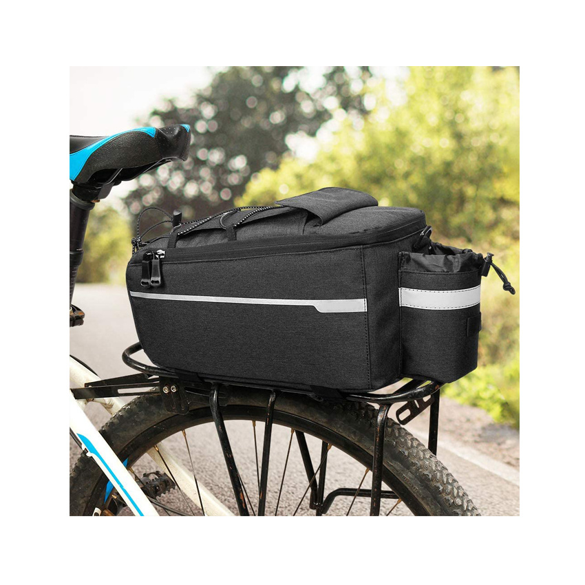 Bicycle Cooler Bag for Cold or Hot Items Bike Rear Rack Storage Case Bike Pannier Bag