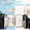 Travel Hanging Water-Resistant Makeup Bag,Large Travel Toiletry Organizer For Full Sized Toiletries And Cosmetics Cosmetic Bag RJ21674