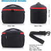 Womens Lunch Bag Box for Work Insulated Leakproof Insulated with Shoulder Strap