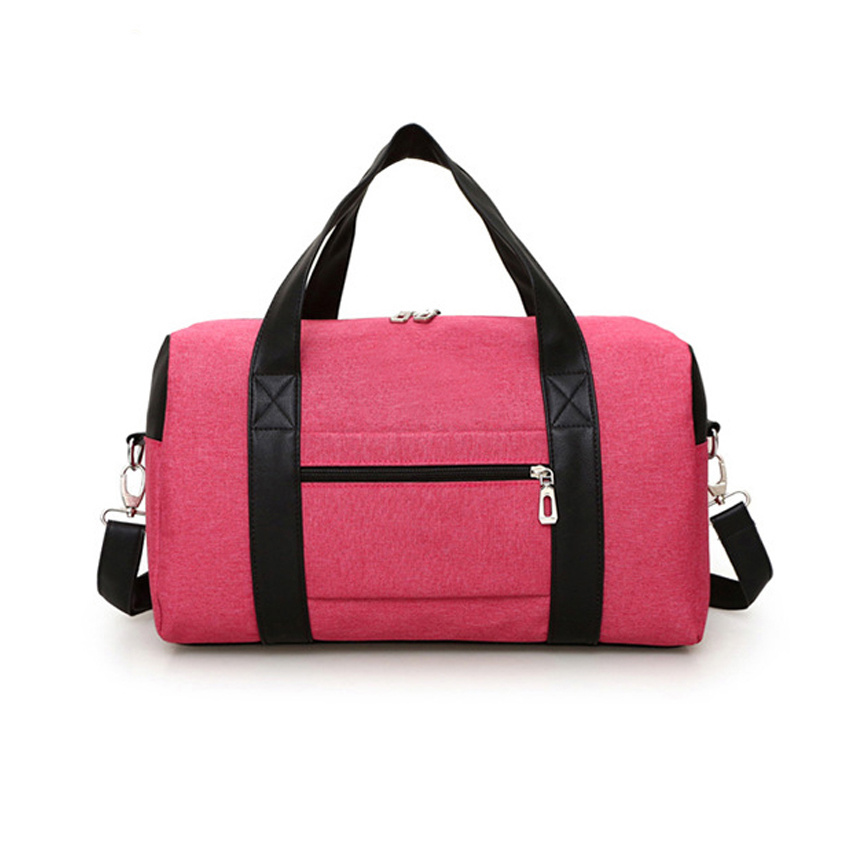Hot Sale Women Sport Fitness Gym Duffel Bag Storage Polyester Handbag Bag