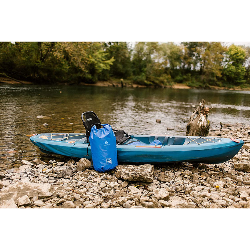 Floating Roll Top Drybag Keeps Gear Dry 30L Sizes for Backpacking, Kayaking, Boating, Camping, Fishing, Hiking, Travel and Beach Made From Tough Material Bag