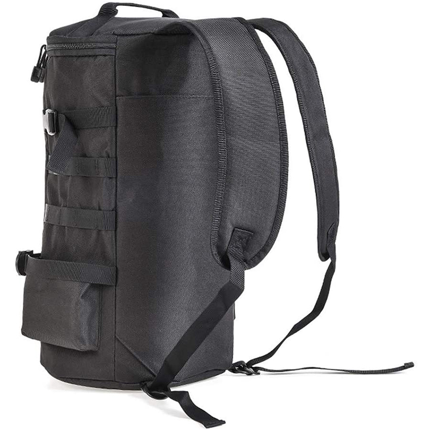 Large Capacity Polyester Fishing Bags Backpack with Rod Holder, Multifunctional Fishing Gear Bag