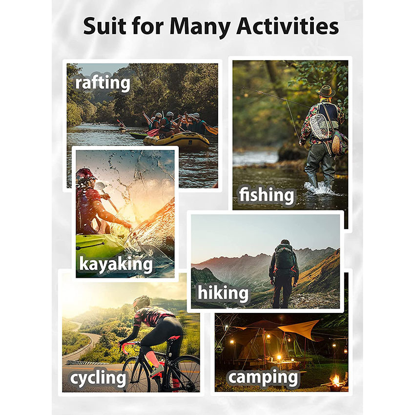 Waterproof Backpack, 35L Dry Bag with Roll-Top Closure, Front Zippered Pocket Soft Cushioned Back-Padded, Ipx8 Case for Kayaking Boating Rafting Fishing Bag