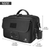 Military Style Tactical Range Bag, Deluxe Padded Case for up to 8 Magazine Cartridge, Eye Glasses, and Other Shooting Accessories Bag