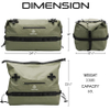 Dry Duffel Backpack Large Waterproof Dry Sack Heavy Duty Duffle Bag with Backpack Straps for Kayaking, Rafting, Boating, Travel Bag