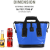 Insulated Cooler Bag Leakproof 10L Tote Bag Soft Sided Beach with Removable Shoulder Strap for Outdoor