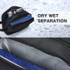 Water-Resistant for Travel, Lightweight Shaving Bag Fits Full Sized Toiletries Toiletry Bag