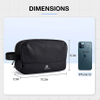 Water-Resistant for Travel, Lightweight Shaving Bag Fits Full Sized Toiletries Toiletry Bag