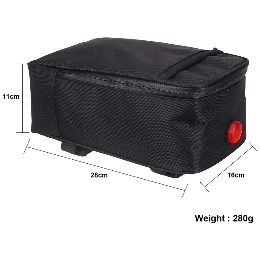 Bike Rear Bag Bicycle Back Seat Pannier Outdoor Sports Cycling Rack Pack Carrier Waterproof Storage Trunk Pouch