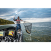 Fishing Pack with 4 Accessory Trays, Water Resistant PVC, Multiple Storage Pockets, Tool Bag, G-Hook Closure System Fishing Tackle Bag