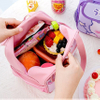 Kids Girls Lunch Box Insulated Cute Women Bear Keep Warm Lunch Tote Bag for School Work Picnics